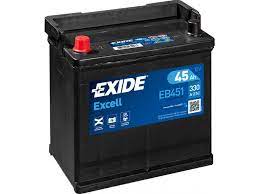 Autobatéria EXIDE Excell 12V/45Ah 330A