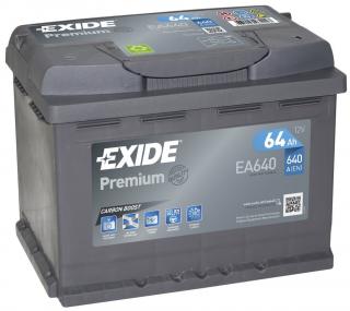 Autobatéria EXIDE Premium 64Ah, 640A