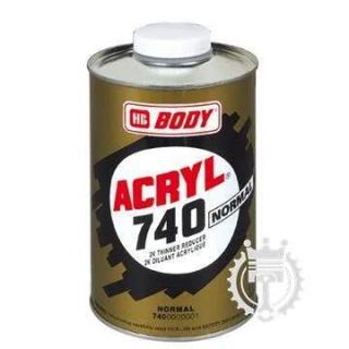 HB BODY 740 akrylové riedidlo normal 500ml