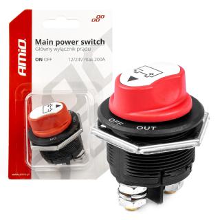 Hlavný vypínač autobatérie 12/24 max.200A-03027
