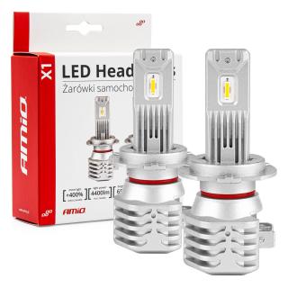 LED žiarovky hlavného svietenia H7 X1 Series AMiO