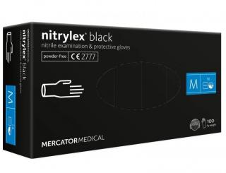 Nitrilové rukavice Nitrylex Basic veľkosť M, 100 ks