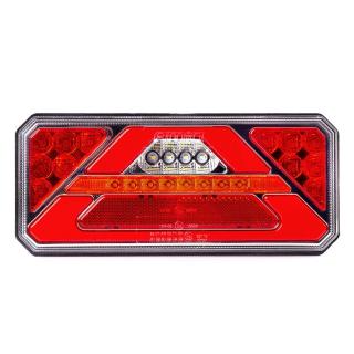 Svetlo zadné združené LED dynamické ĽAVÉ RCL-02-L