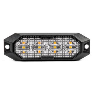 Výstražné osvetlenie oranžové 4x3W LED R65 R10 12/24V IP6K9K AMIO-03929