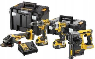 DEWALT Dewalt COMBO Sada brúska Príklepová vŕtačka Skrutkovač DCK422P3 akumulátor