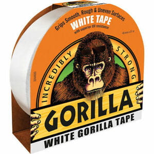 GORILLA Biela lepiaca páska Gorilla Superheat Gaffer 27M