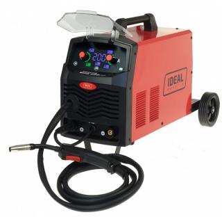 IDEAL Zváračka Migomat MIG MMA TIG PRAKTIK MIG 200 SYNERGIA LED IDEAL
