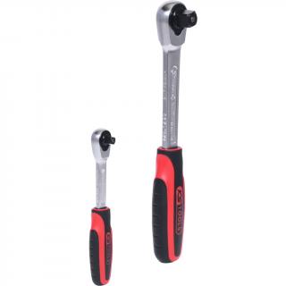 KS TOOLS Sada rační slimpower 1/4" + 1/2" 72 zubov