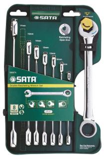 SATA Očko-ploché kľúče s dvojitou račňou 8-19 mm