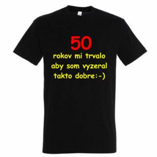 50 rokov tričko pre oslávenca