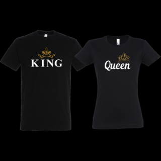 King a Queen - dámske + pánske tričko