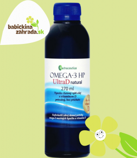 Nutraceutica | Nutraceutika Omega-3 HP natural + vitamín D Ultra 270 ml