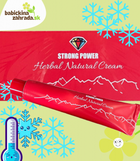 STRONG POWER Chladivý Krém Herbal Natural