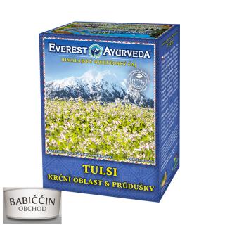 Everest Ayurveda s.r.o. Tulsi - krční oblast a průdušky čaj 100 g - Novinky