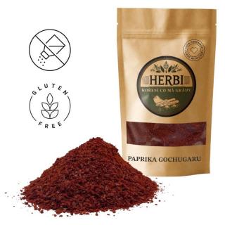 HERBI Paprika Gochugaru – Korejské Chilli s Jemnou Pikantností a Ovocným Aromatem (50 g)