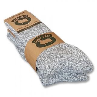 Ovčí věci - Ponožky z ovčí vlny Sibiřky 425g - 39-42 - Náš tip