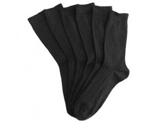 UK Looken Zdravotní ponožky bambus černé 1 ks - 35-38