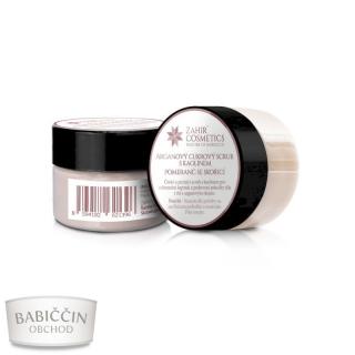 Zahir Cosmetics s. r. o. Arganový cukrový scrub s kaolínem pomeranč se skořicí 25 ml - Novinky