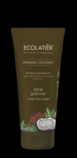 Ecolatier - Zjemňujúci krém na nohy - organický kokos