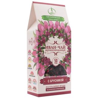 Ivan čaj fermentovaný s brusnicou 50g