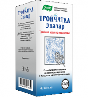 TROJČATKA Evalar 40tbl.