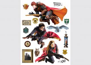 AG Design Nálepky na stenu Harry Potter Hermiona a Harry PVC, 65x85 cm