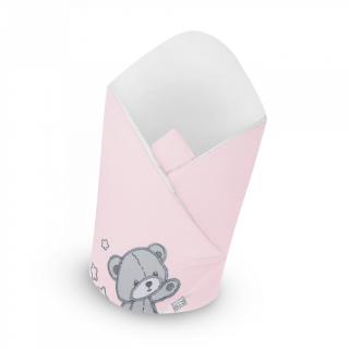 Belisima Zavinovačka  Teddy Bear ružová Bavlna/Polyester 75x75 cm
