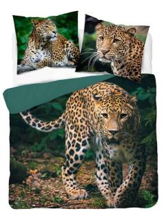 DETEXPOL Francúzske obliečky Leopard natur  Bavlna, 220/200 cm