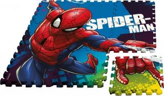 EUROSWAN Podlahové penové puzzle Spiderman  Eva, 9 dielikov v tašce 30x30x1 cm