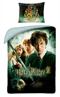 HALANTEX Obliečky Harry Potter Premium Bavlna, 140/200, 70/90 cm