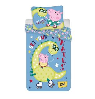 JERRY FABRICS Obliečky Peppa Pig Dino Bavlna, 140/200, 70/90 cm