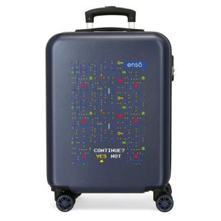 JOUMMABAGS ABS Cestovný kufor Enso Gamer Navy  ABS plast, 55x38x20 cm, objem 34 l