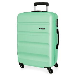 JOUMMABAGS ABS Cestovný kufor Roll Road Flex Green  ABS plast, 56 l