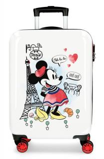 JOUMMABAGS Cestovný kufor ABS Minnie Around the World Paris Red ABS plast, objem 33 l