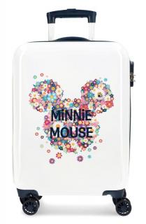 JOUMMABAGS Cestovný kufor ABS Minnie Sunny Day Flowers Blue ABS plast, objem 33 l