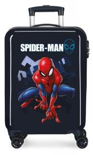 JOUMMABAGS Cestovný kufor ABS Spiderman Action Blue ABS plast, objem 33 l