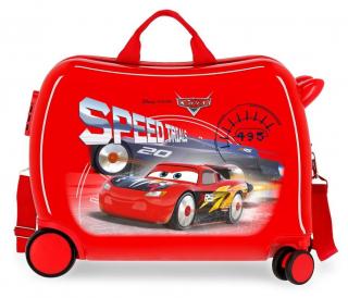 JOUMMABAGS Detský kufrík na kolieskach Cars Speed Trails MAXI ABS plast, objem 34 l