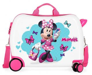 JOUMMABAGS Detský kufrík na kolieskach Minnie Good Mood MAXI ABS plast34 l