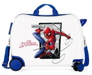 JOUMMABAGS Detský kufrík na kolieskach Spiderman Action MAXI ABS plast, objem 34 l