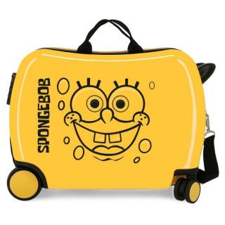 JOUMMABAGS Detský kufrík SpongeBob yellow MAXI ABS plast, 50x38x20 cm, objem 34 l