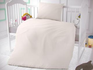 Kvalitex Bavlnené obliečky do detskej postieľky biele Bavlna, 90x135, 45x60 cm