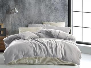 Kvalitex Luxusné Mušelínové obliečky svetlo sivé  Bavlna Mušelín, 140/200 cm, 70/90 cm