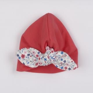 NEW BABY Dievčenská čiapočka turban For Girls 100% bavlna 80 (9-12m)