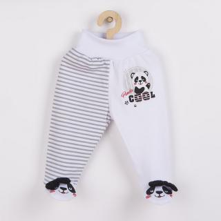 NEW BABY Dojčenské polodupačky Panda 100% bavlna 68 (4-6m)