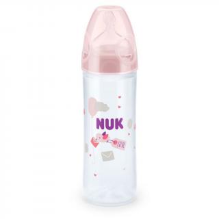 NUK Dojčenská fľaša LOVE ružová Polypropylen 250 ml, 6-18 m