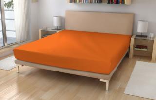 Polášek Jersey plachta Sýto oranžová  Bavlna 150g/m2, 60/120 cm