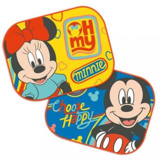 SEVEN Slnečná clona Mickey a Minnie  Polyester, 2 ks 44x35 cm