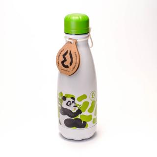Water Revolution Detská nerezová Termo fľaša na pitie Panda  Potravinářská nerezová ocel 18/8, 350 ml