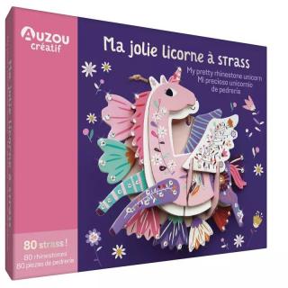 Auzou 3D model Trblietavý Jednorožec na zavesenie – Kreatívna sada-  AUZOU