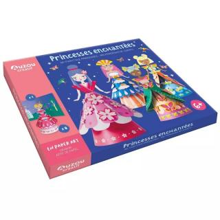 Auzou 3D modely Princezné 8 ks – Kreatívna sada-  AUZOU